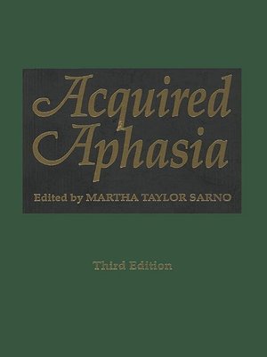 cover image of Acquired Aphasia
